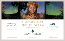 a midsummer night`s dream