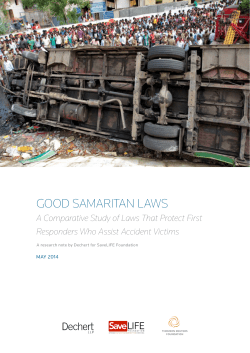 good samaritan laws - Thomson Reuters Foundation