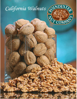 California Walnuts - Poindexter Nut Company