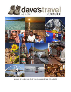Media Kit - Dave`s Travel Corner