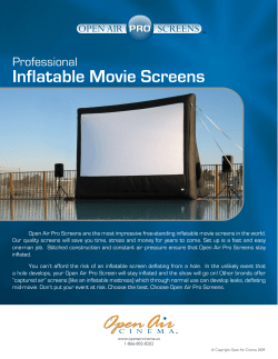 Pro Screen Brochure
