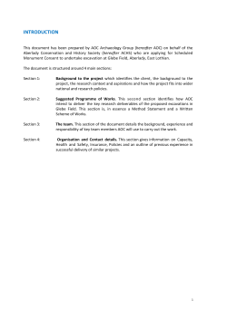 INTRODUCTION - Historic Environment Scotland Portal