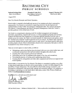 Critical Response and School Emergency Management Guide