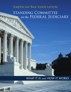 ABA Standing Committee On The Federal Judiciary