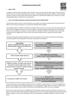 Compelling Personal Reasons (CPR)