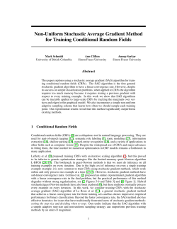 Non-Uniform Stochastic Average Gradient Method for Training