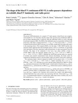 The shape of the blue/UV continuum of B3