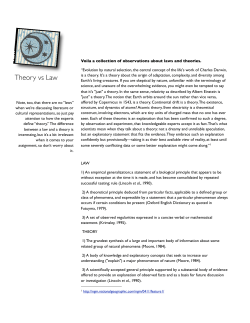 theory vs law - Colorado Mesa University