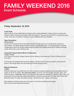 family weekend 2016 - Ball State University