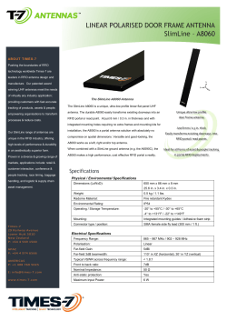 LINEAR POLARISED DOOR FRAME ANTENNA - Times-7-logo