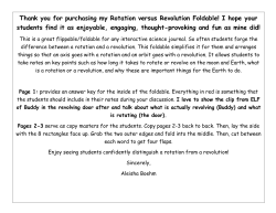 Thank you for purchasing my Rotation versus Revolution Foldable! I