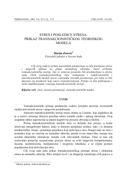 stres i posledice stresa