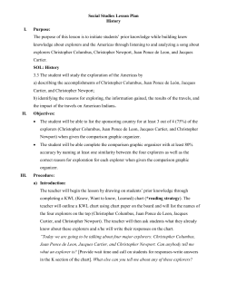 3rd Grade Exploring America