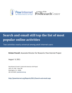 Search and email still top the list of most popular