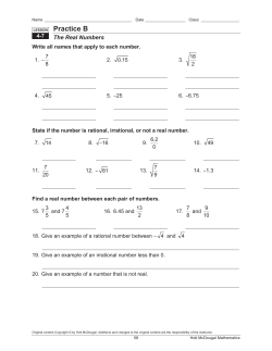 Practice B - pams-beck