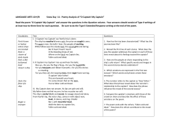 LANGUAGE ARTS 10 H/R Snow Day 11: Poetry Analysis of &ldquo;O