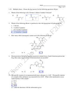 Exam 2A 2009