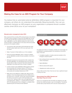 Making the Case for an AED Program for Your