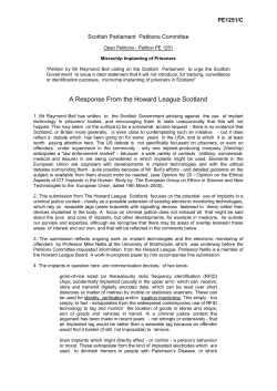 PE1251/C: Howard League of Scotland Letter of 7 August 2009