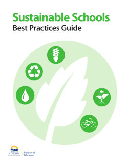Sustainable Schools Best Practices Guide