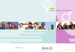 Population Dynamics in South Africa