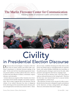 in Presidential Election Discourse