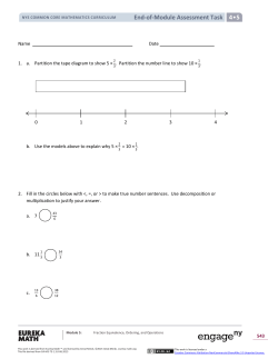 End-of-Module Assessment