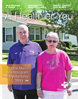 A Healthier You, June 2016