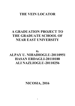 the vein locator a graduation project