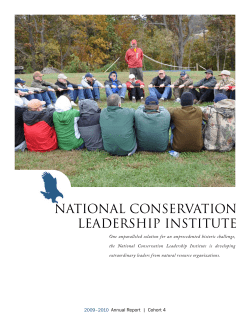 NCLI 2009-10 Cohort 4 Annual Report