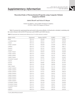 Supplementary Information - JBCS - Sociedade Brasileira de Qu&iacute;mica