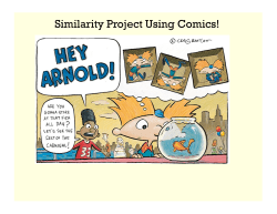 Similarity Project Using Comics!