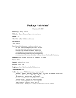 Package `lubridate`