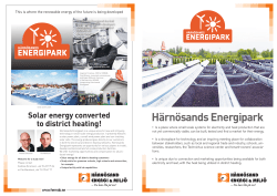 H&auml;rn&ouml;sands Energipark