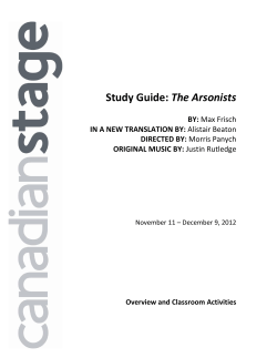 Frisch wrote the eight-scene tragicomedy in the early 1950s