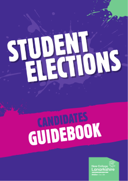 Candidate Guidebook - New College Lanarkshire