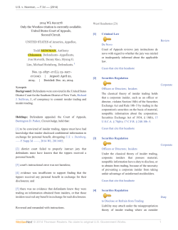 2014 Thomson Reuters. No claim to original US