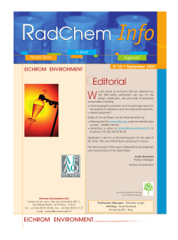 Editorial - TrisKem International