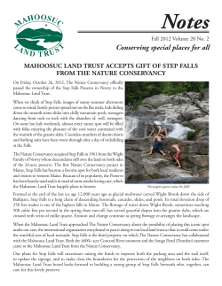 Fall 2012 - Mahoosuc Land Trust