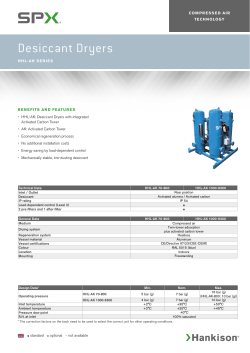 SPX - Data Sheet Hankison HHL