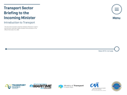 Read the Transport Sector Briefing to the