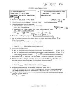 BIOL I 1320 - University of Houston