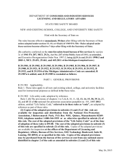 May 26, 2015 DEPARTMENT OF CONSUMER AND INDUSTRY