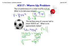 11.4 Vol of prisms + cylinders.notebook