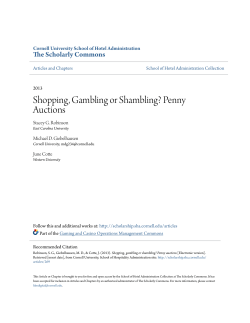 Shopping, Gambling or Shambling? Penny Auctions