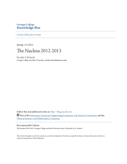 The Nucleus 2012-2013 - Knowledge Box