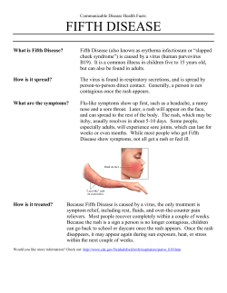 Communicable Disease Health Facts
