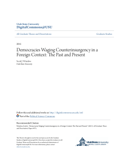 Democracies Waging Counterinsurgency in a Foreign Context: The
