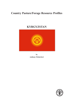 Country Pasture/Forage Resource Profiles KYRGYZSTAN