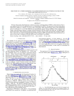 Discovery of a Third Harmonic Cyclotron Resonance Scattering